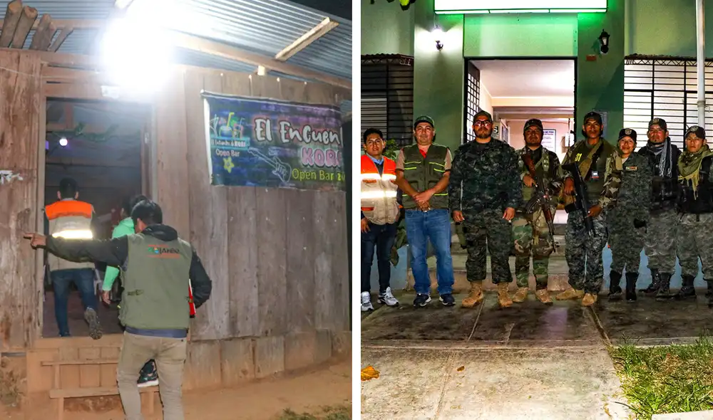 Diversas autoridades participaron de la intervención. Foto: composición LR/Municipalidad Distrital de Río Tambo