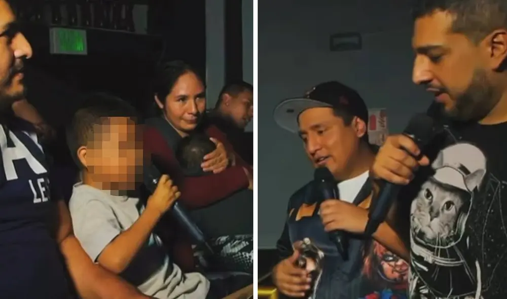 Ricardo Mendoza y Jorge Luna ayudaron a menor con leucemia. Foto: Instagram/Hablando Huevadas