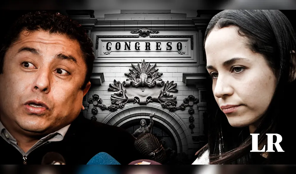 Sigrid Bazán y Guillermo Bermejo. Foto: composición de Fabrizio Oviedo/La República/Congreso Sigrid Bazán y Guillermo Bermejo. Foto: composición de Fabrizio Oviedo/La República/Congreso