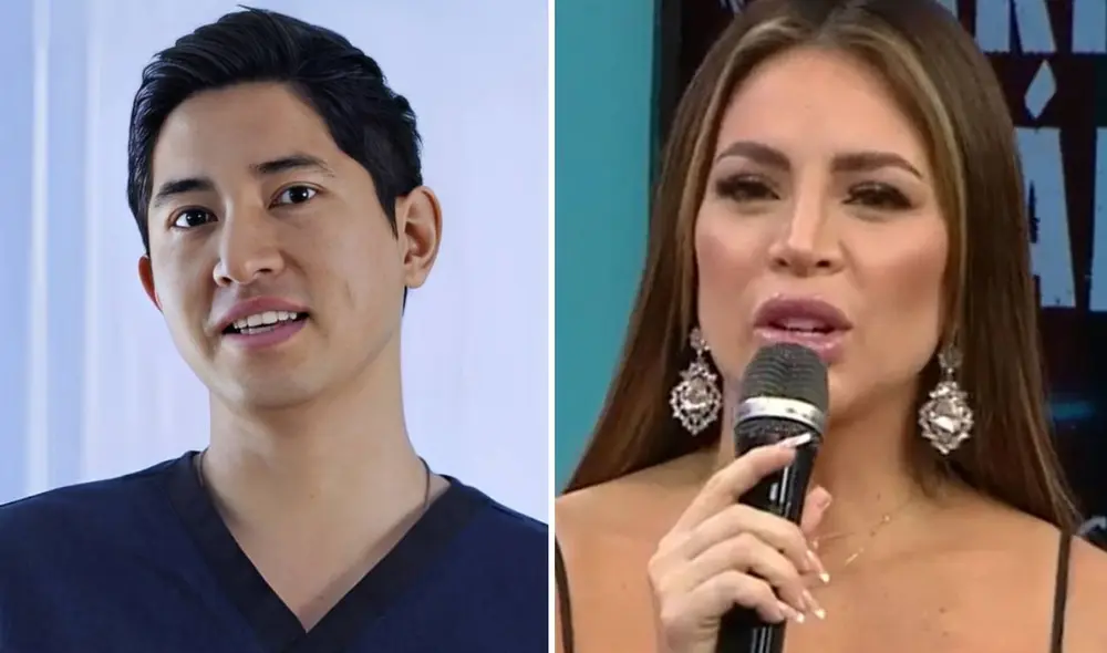 Sheyla rojas sufrió una parálisis facial luego de someterse a un tratamiento del doctor Fong. Foto: composición LR/Instagram/captura de América TV Sheyla rojas sufrió una parálisis facial luego de someterse a un tratamiento del doctor Fong. Foto: composición LR/Instagram/captura de América TV