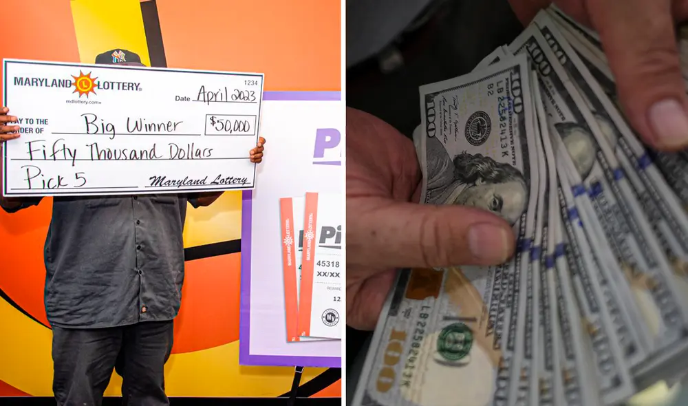 Este es el truco de un hombre para ganar la lotería más de una vez. Foto: composición LR/Lotería de Maryland