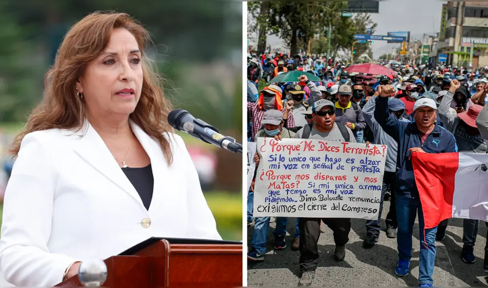 Las bases gremiales se alistan para la movilización nacional contra Dina Boluarte. Foto: composición de Fabrizio Oviedo/LR