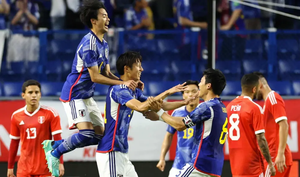 La selección de Japón no tuvo problemas en superar a Perú en el amistoso. Foto: EFE La selección de Japón no tuvo problemas en superar a Perú en el amistoso. Foto: EFE