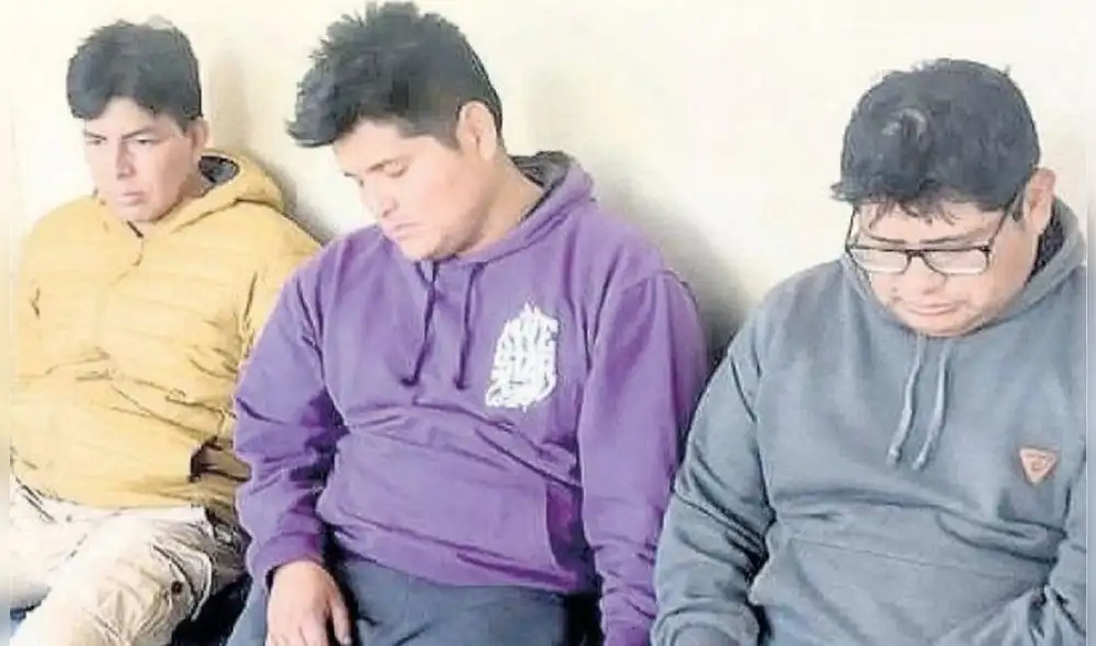 Los tres sujetos fueron detenidos por la Policía el pasado 10 de junio. Foto: La República