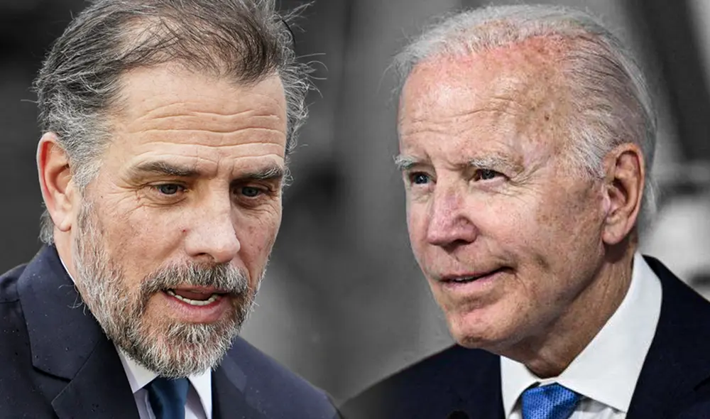 Aceptar los cargos por evasión de impuestos y posesión ilegal de armas podría ayudar a Hunter Biden a evitar la cárcel. Foto: composición LR/AFP