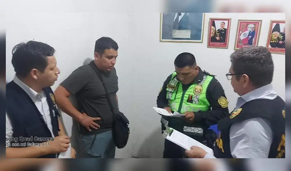 El agente se encuentra detenido de manera preliminar. Foto: PNP