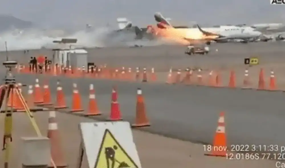 Córpac responsabiliza a Lima Airport Partners por ejecución de maniobra bomberil en la pista de aterrizaje. Foto: difusión