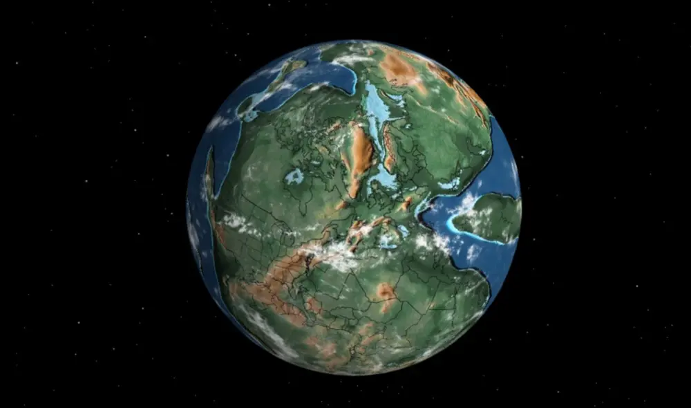 A lo largo del tiempo, la Tierra ha estado formado por varios supercontinente. El próximo será Amasia. Foto: Dinosaur Database/referencial