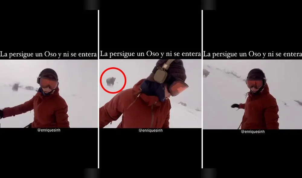 Video de mujer en peligro se volvió viral en redes. Foto: composición LR/ Instagram/ enriquesinh Video de mujer en peligro se volvió viral en redes. Foto: composición LR/ Instagram/ enriquesinh