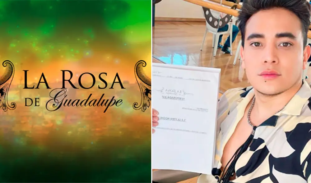 La noticia fue compartida por el propio artista. Foto: composición LR/"La rosa de Guadalupe"/Luiggi Lomparte La noticia fue compartida por el propio artista. Foto: composición LR/"La rosa de Guadalupe"/Luiggi Lomparte