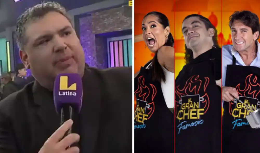 Javier Masías no le tiene fe a los nuevos ingresos de "El gran chef: famosos". Foto: composición LR/captura de Latina/Instagram Javier Masías no le tiene fe a los nuevos ingresos de "El gran chef: famosos". Foto: composición LR/captura de Latina/Instagram