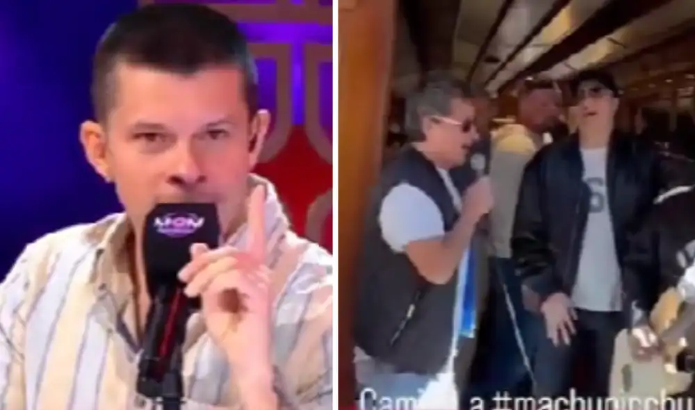 Mario Hart sí reconoció el talento del esposo de Magaly Medina. Foto: Composición LR/captura de América TV Mario Hart sí reconoció el talento del esposo de Magaly Medina. Foto: Composición LR/captura de América TV