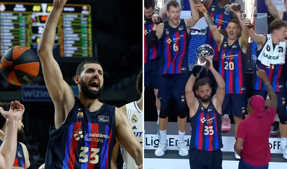 Barcelona barrió la serie ante Real Madrid tras ganar los dos primeros juegos como local y el tercero de visita. Foto: composición LR / EFE / Movistar Plus