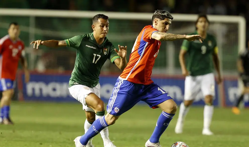 Chile protagonizó un emocionante amistoso ante Bolivia en Santa Cruz. Foto: Twitter/LaRoja