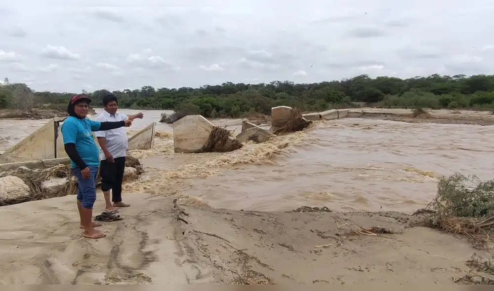 Río. Lluvias podrían hacer que se pierdan huacas regionales. Foto: URPI/LR