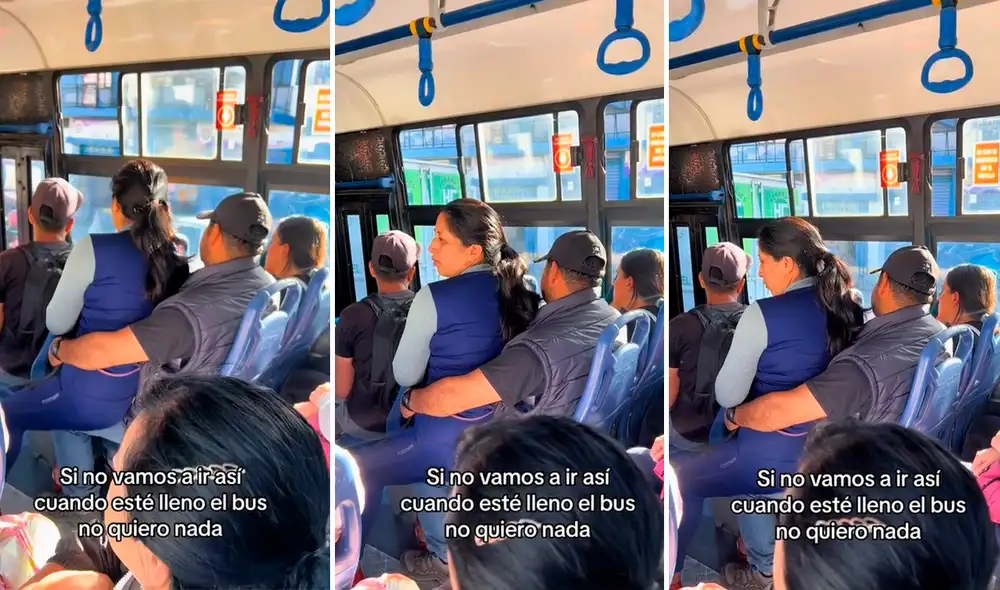 Los cibernautas reclamaron tener una relación como la de los protagonistas del video. Foto: composición LR / capturas de TikTok / @Katilizz