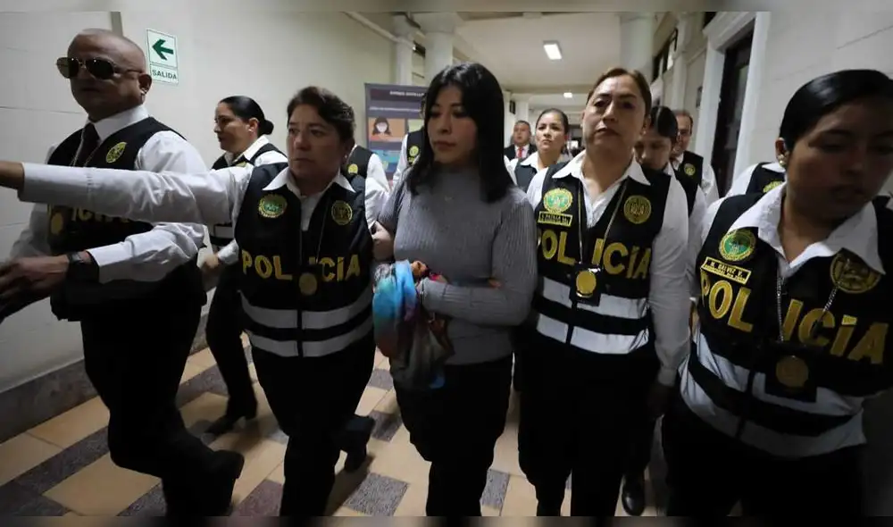 Betssy Chávez fue suspendida en sus labores como parlamentaria mientras duren las investigaciones. Foto: Justicia TV