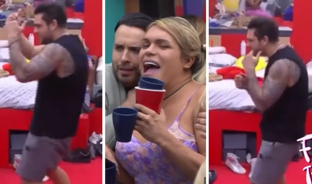 Nicola Porcella posiciona la cumbia en La casa de los famosos. Foto: composición LR/TikTok - Video: TikTok