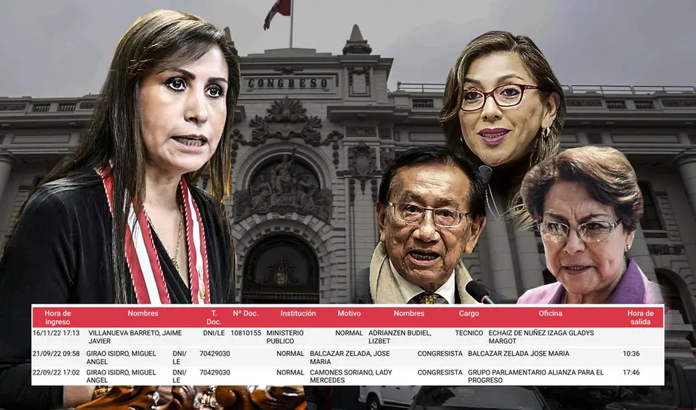 José Balcázar, Lady Camones y Gladys Echaíz recibieron visitas de hombres de confianza de Patricia Benavides. (Foto composición: La República) José Balcázar, Lady Camones y Gladys Echaíz recibieron visitas de hombres de confianza de Patricia Benavides. (Foto composición: La República)