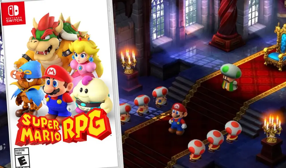 La magia de Super Mario RPG vuelve a brillar con un impresionante remake para Nintendo Switch, que transportará a los jugadores a un mundo lleno de aventuras y combates épicos. Foto: Nintendo
