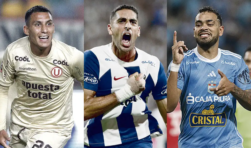 Universitario, Alianza y Cristal se disputarán el título en el torneo Clausura. Foto: composición LR Universitario, Alianza y Cristal se disputarán el título en el torneo Clausura. Foto: composición LR