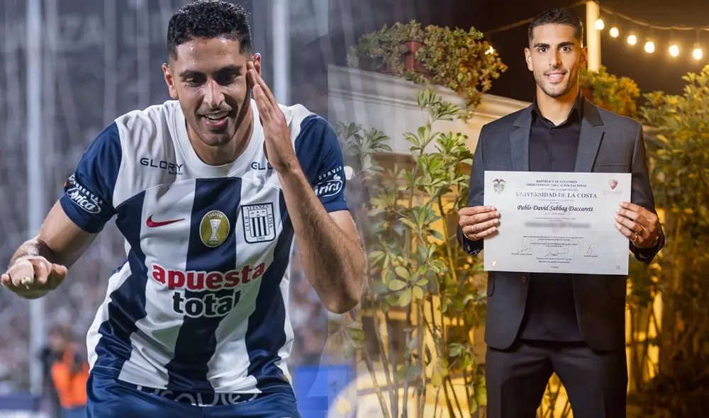 Pablo Sabbag es uno de los goleadores de Alianza Lima en la temporada. Foto: composición LR/Alianza Lima/Pablo Sabbag