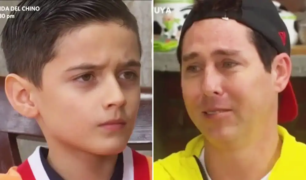 Tito pidió permiso a Teresa para adoptar a Richard Jr. como su nuevo hijo en "Al fondo hay sitio". Foto: composición LR/América TV