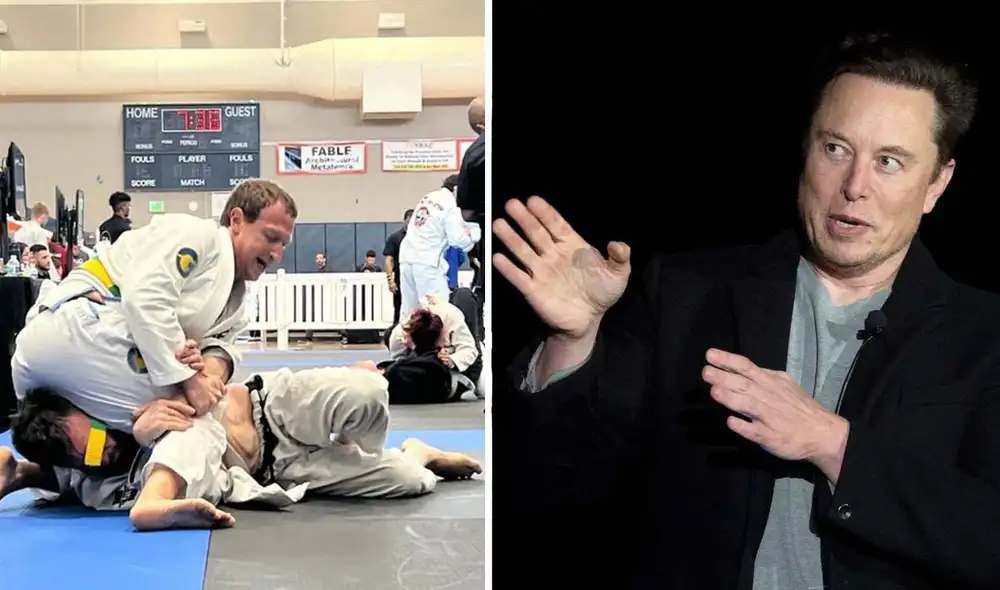 El creador de Facebook y Tesla podrían enfrentarse en un combate cuerpo a cuerpo. Foto: composición LR/@zuck/Instagram/AFP