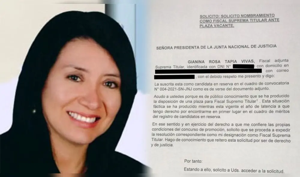 Gianina Tapia ha sido vinculada con el exfiscal de la Nación Pedro Chávarry. Foto: Composición-LR/IDL-Reporteros/El Foco Gianina Tapia ha sido vinculada con el exfiscal de la Nación Pedro Chávarry. Foto: Composición-LR/IDL-Reporteros/El Foco
