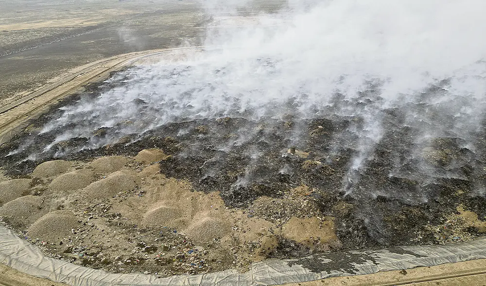Sin función. Antes del incendio en la celda transitoria, OEFA multó con 10 UIT a MPCh por su mal manejo. Foto: Clinton Medina/La República Sin función. Antes del incendio en la celda transitoria, OEFA multó con 10 UIT a MPCh por su mal manejo. Foto: Clinton Medina/La República