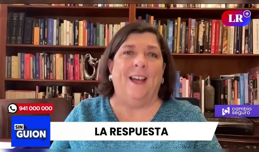 Rosa María Palacios critica al Congreso. Foto/Video: LR+