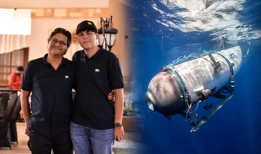 Shahzada Dawood junto con su padre, Suleman Dawood. Foto: composición LR/@federicoalves/Twitter/AFP