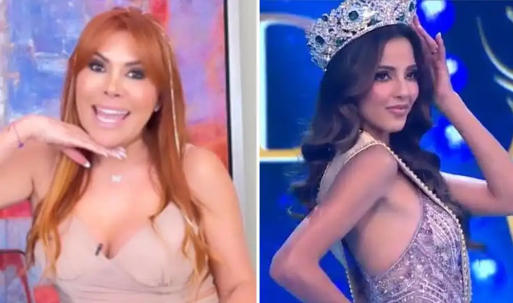 Magaly Medina cree que Luciana tenía la corona desde que decidió participar en la competencia. Foto: Composición La República/Magaly Medina/Instagram/Captura América TV