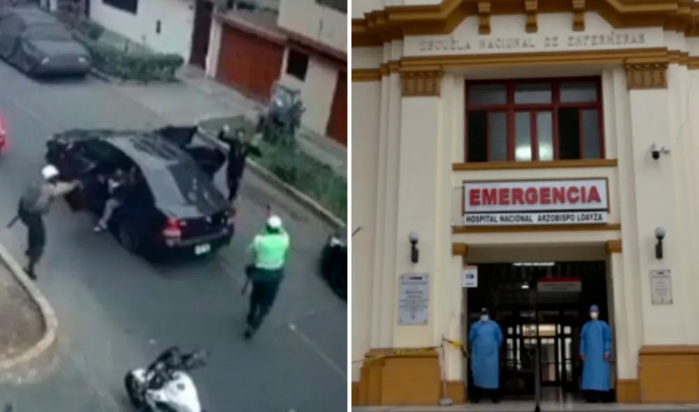 Familiares de Martha Flores Fierro reportaron que la mujer se encuentra grave. Foto: composición LR/captura/TV/Hospital Loayza