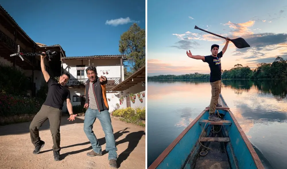 Ángel Ramírez conduce "Reportaje al Perú" junto con Manolo del Castillo. Foto: composición LR/Facebook/Ángel viaja y graba Ángel Ramírez conduce "Reportaje al Perú" junto con Manolo del Castillo. Foto: composición LR/Facebook/Ángel viaja y graba