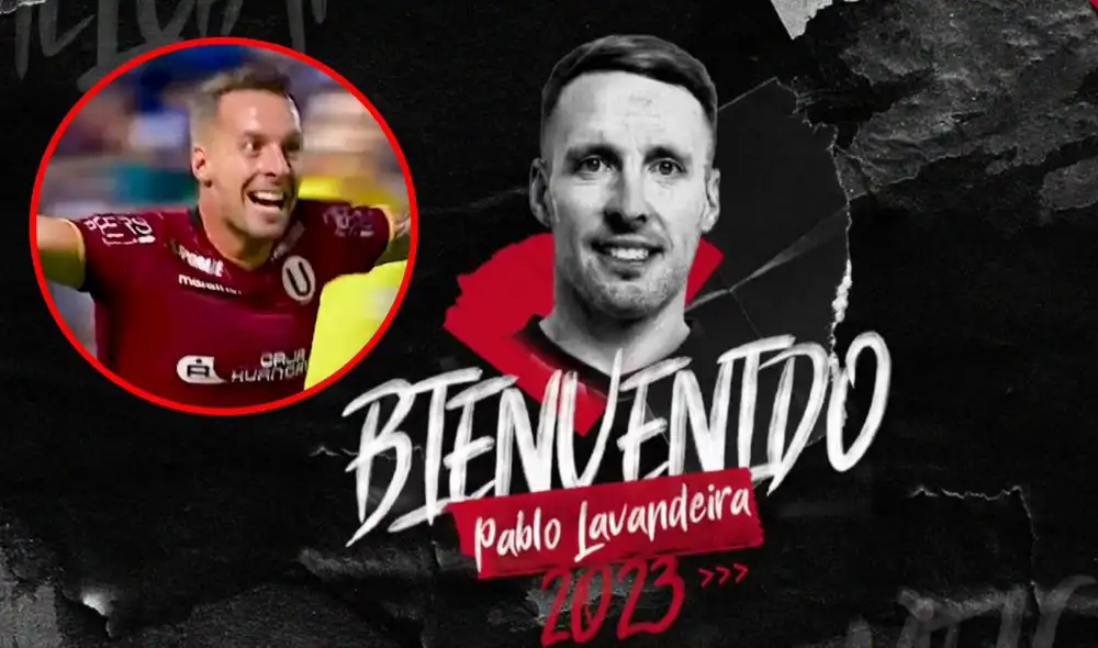 El conjunto rojinegro presentó de manera oficial a pablo Lavandeira para el Torneo Clausura. Foto: FBC Melgar