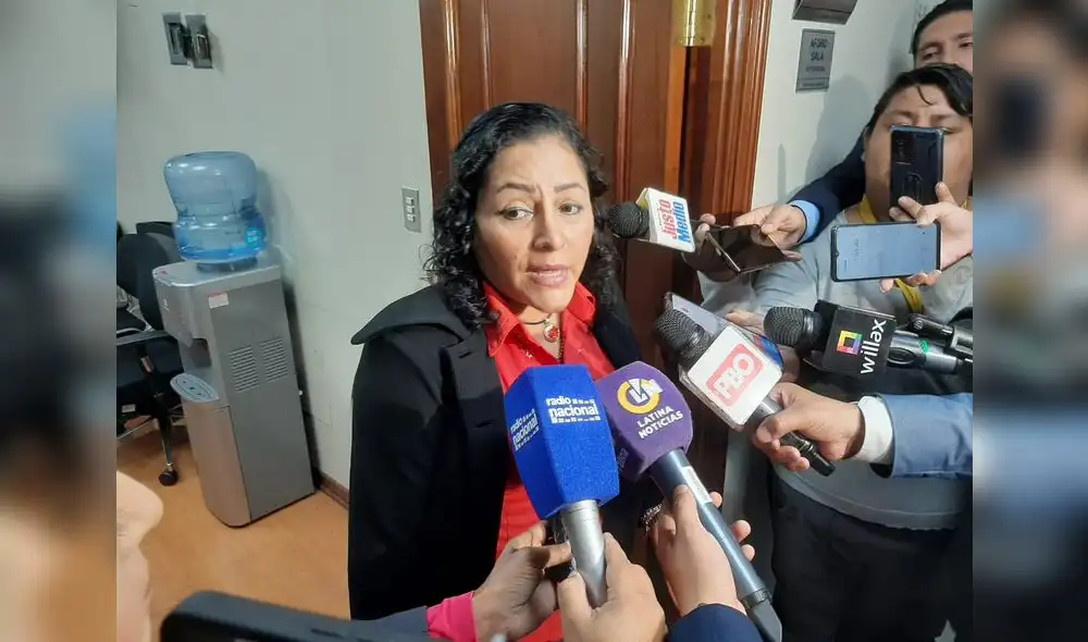 Karol Paredes defendió decisión del Congreso de suspender a Zoraida Ávalos. Foto: Paolo Zegarra/ La República