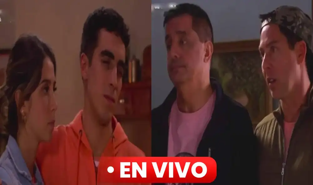 Pepe y Tito intentan disculparse a su manera con Jimmy y Alessia. Foto: composición LR/América TV Pepe y Tito intentan disculparse a su manera con Jimmy y Alessia. Foto: composición LR/América TV