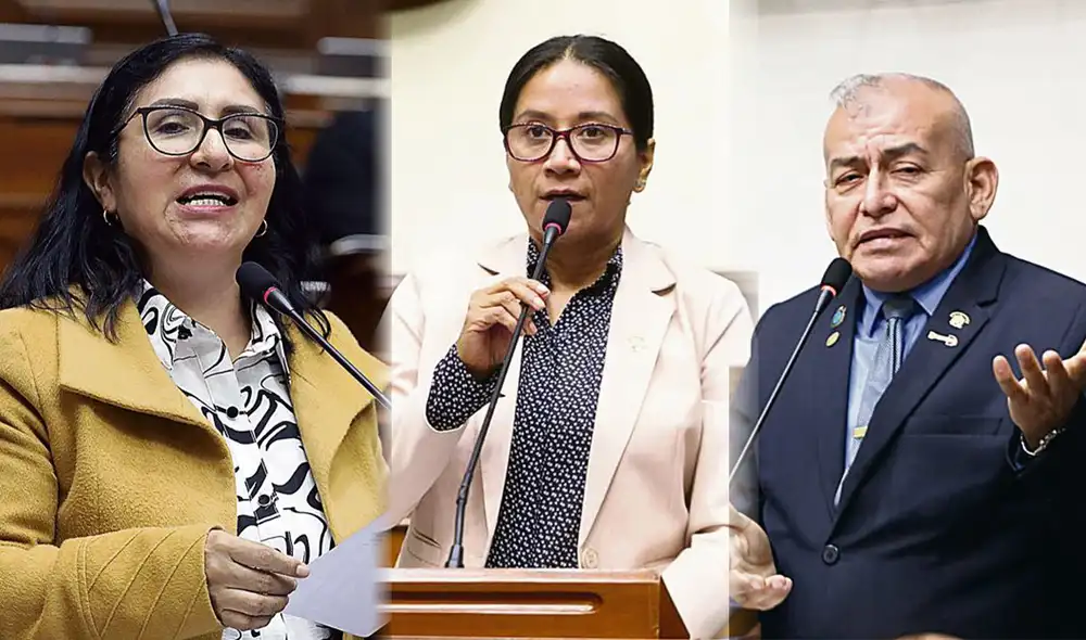 Impunes. Rosio Torres (APP), Katy Ugarte (no agrupada) y José Arriola (Acción Popular) protegidos en la Comisión de Ética. Foto: difusión Impunes. Rosio Torres (APP), Katy Ugarte (no agrupada) y José Arriola (Acción Popular) protegidos en la Comisión de Ética. Foto: difusión