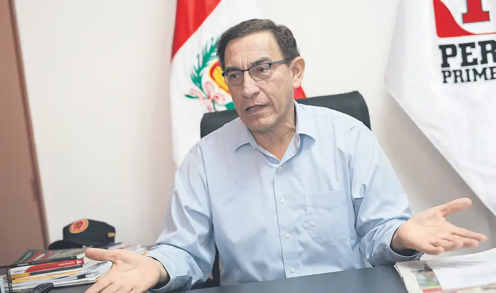 Acecho. Expresidente Vizcarra recibe la embestida política de sus oponentes en el Congreso. Foto: Difusión