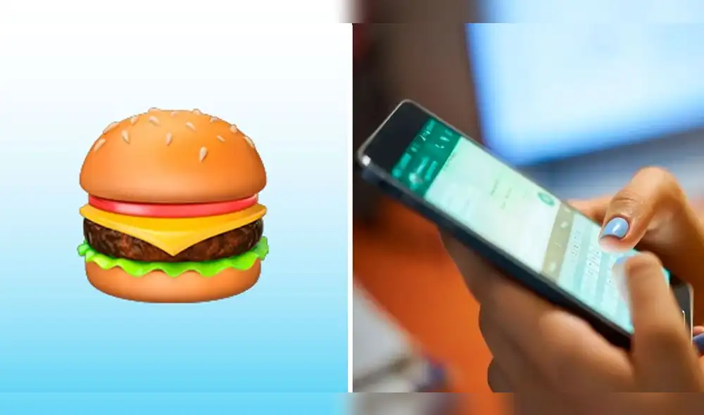Muchos usuarios de WhatsApp decían que la hamburguesa estaba mal preparada. Foto: Emojigraph/Expansión