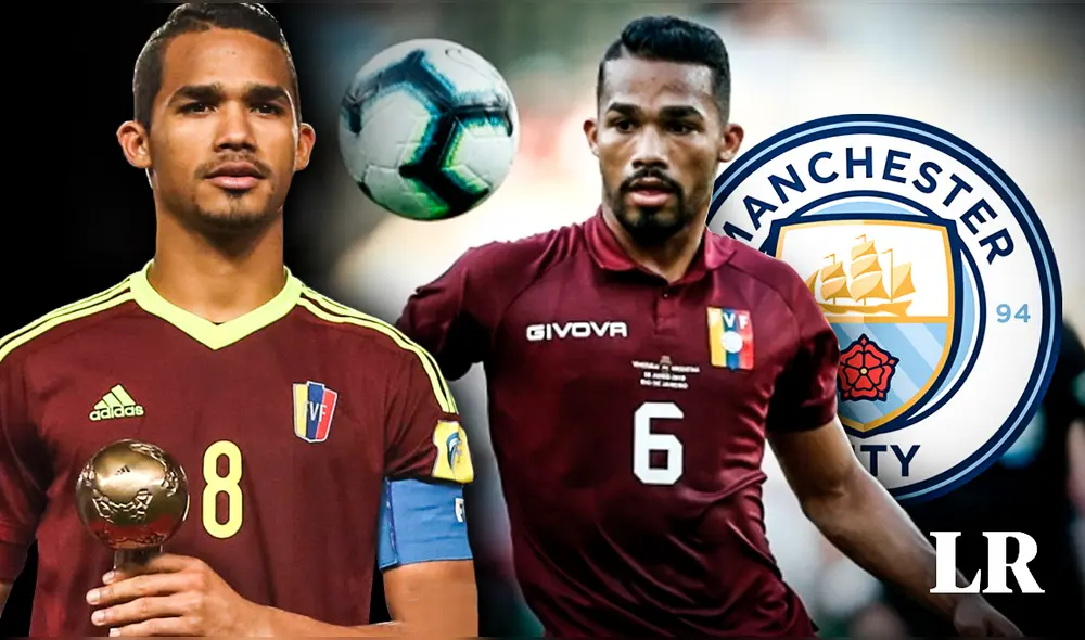 Yangel Herrera es uno de los 2 futbolistas venezolanos que fichó por un equipo "grande" de Europa como es el Manchester City. Foto: composición GLR/Fabrizio Oviedo.