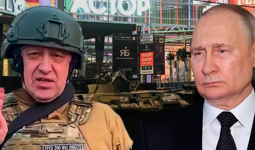 Vladímir Putin ya no tendría control sobre Prigozhin, quien fue su 'chef'. Foto: composición LR/AFP Vladímir Putin ya no tendría control sobre Prigozhin, quien fue su 'chef'. Foto: composición LR/AFP