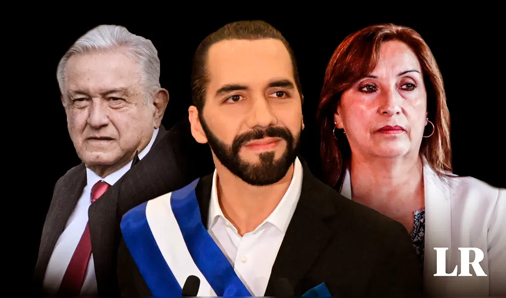 Esta es la aprobación de presidentes como Nayib Bukele , Andrés Manuel Lopez Obrador y Dina Boluarte. Foto: composición LR/Fabrizio Oviedo/AFP Esta es la aprobación de presidentes como Nayib Bukele , Andrés Manuel Lopez Obrador y Dina Boluarte. Foto: composición LR/Fabrizio Oviedo/AFP