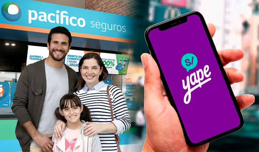 Yape es el aplicativo más usado por los peruanos para hacer transferencias y recibir dinero. Foto: composición LR/Pacífico Seguros/Yape