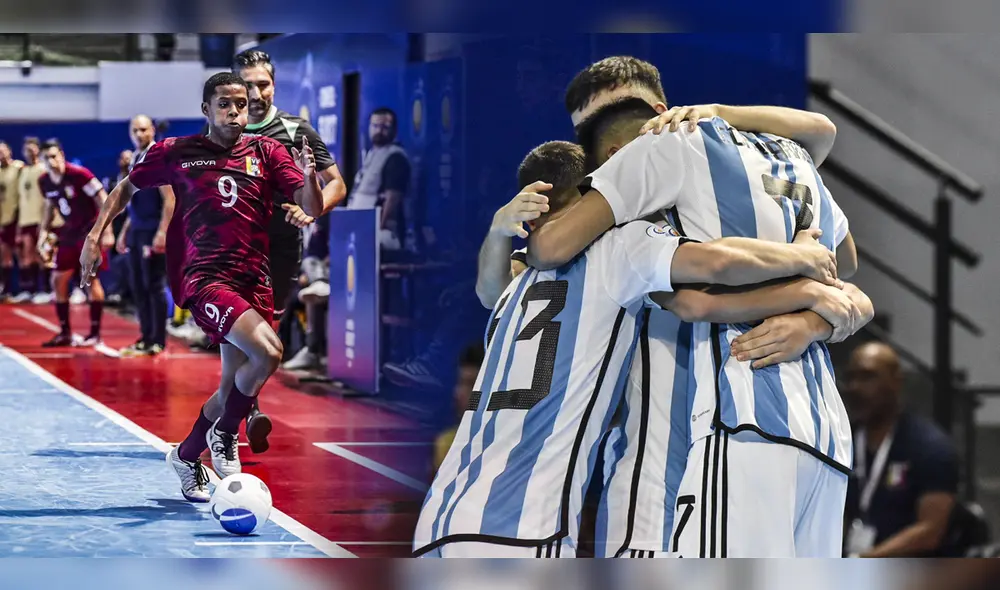 Revive EN VIVO la semifinal entre Venezuela vs. Argentina futsal por la semifinal del Sudamericano Sub-17. Foto: Composición LR Revive EN VIVO la semifinal entre Venezuela vs. Argentina futsal por la semifinal del Sudamericano Sub-17. Foto: Composición LR