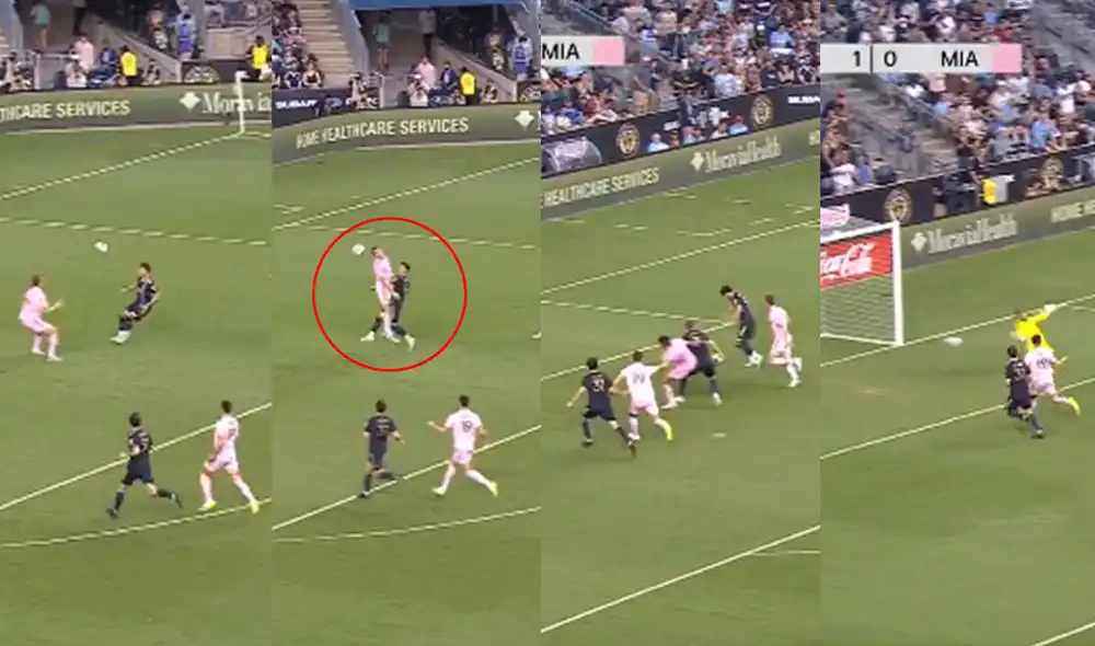 Inter Miami pierde en su visita a Philadelphia Union. Foto: captura de MLS | Video: MLS