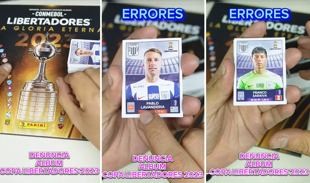 Alianza Lima es uno de los 47 equipos que integran el álbum Panini de la  Copa Libertadores. Foto: composición LR/captura de @coleccionistaminos/TikTok - Video: @coleccionistaminos/TikTok