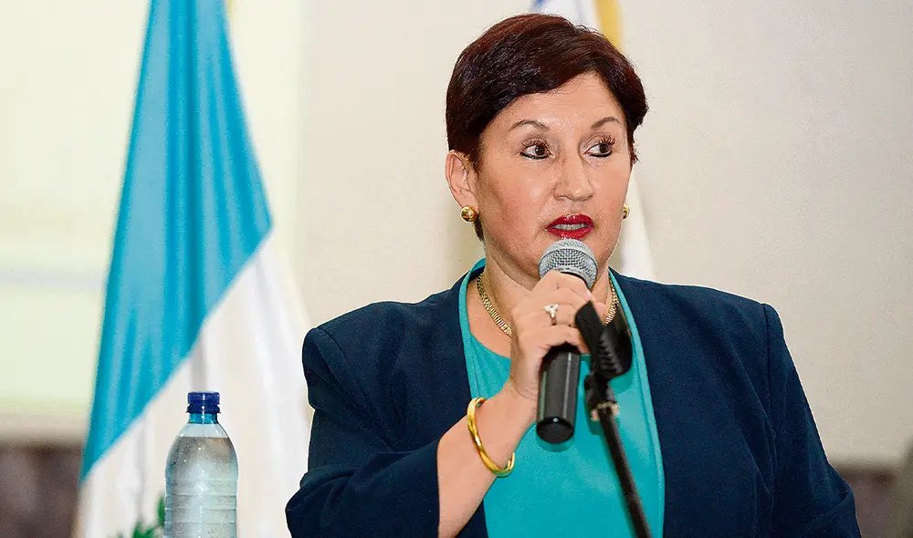 Revelación. Ex fiscal general Thelma Aldana, exiliada en Washington, hizo grave denuncia. Foto: AFP