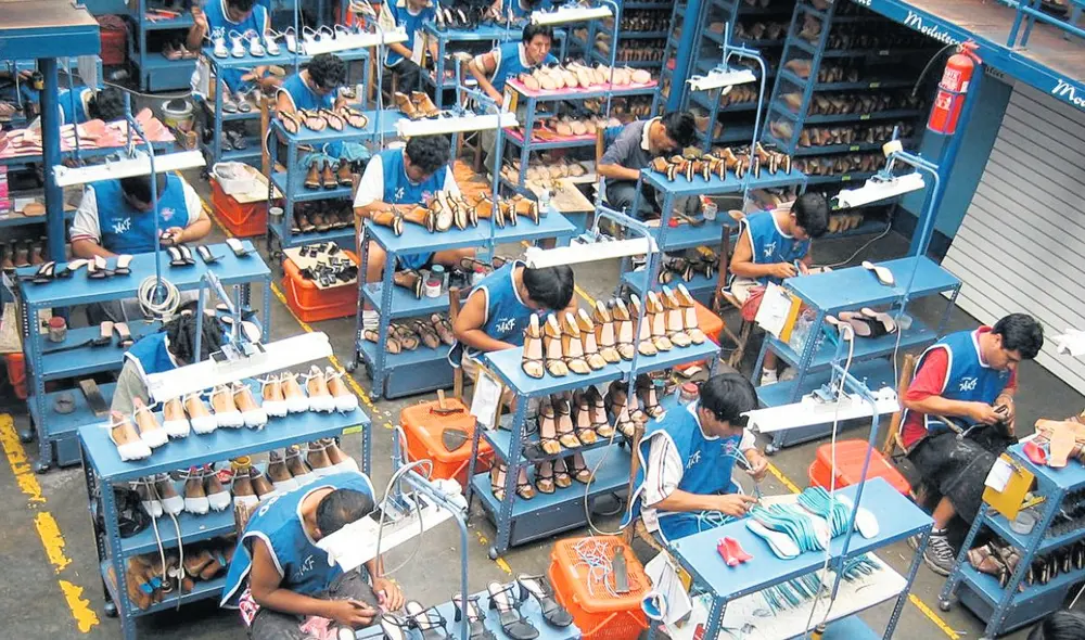 Rubro. Uno de los sectores que no se repone a la pandemia y El Niño es el de calzado. Foto: difusión Rubro. Uno de los sectores que no se repone a la pandemia y El Niño es el de calzado. Foto: difusión